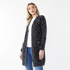 Women's Nine West Car Coat Cardigan