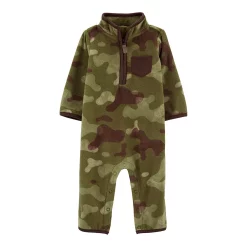 Baby Boy Carter's Camo Fleece Jumpsuit