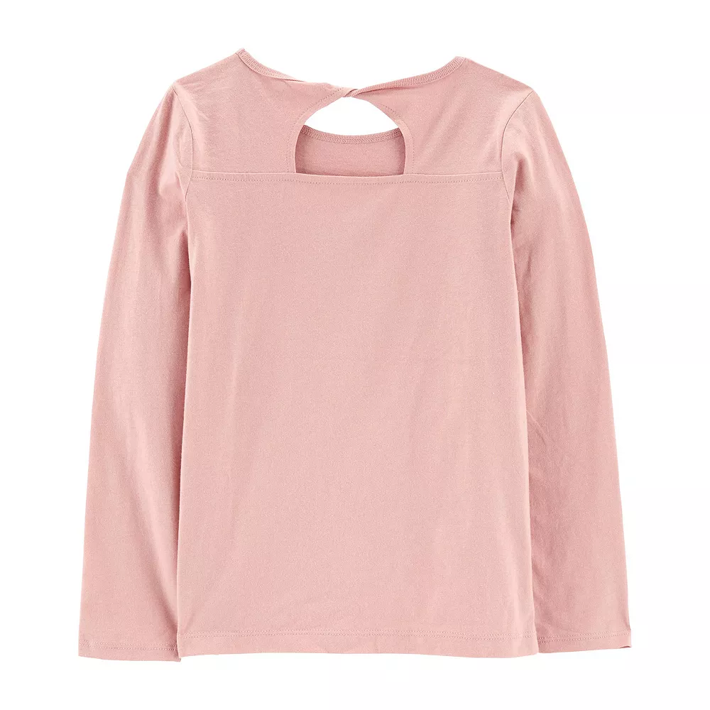 Girls 4-14 Carter's Back Keyhole Graphic Tee - Image 3