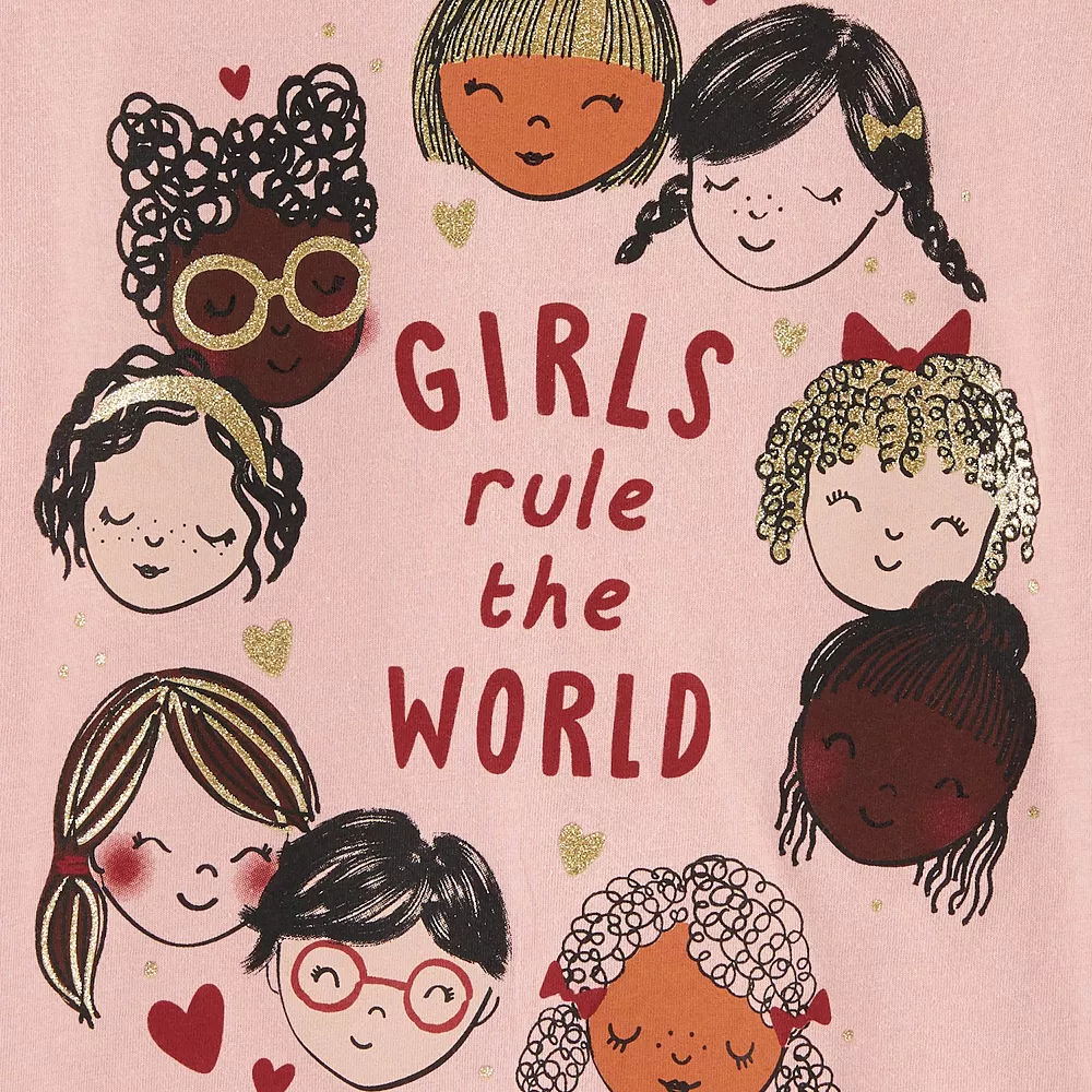 Girls 4-14 Carter's Back Keyhole Graphic Tee - Image 4