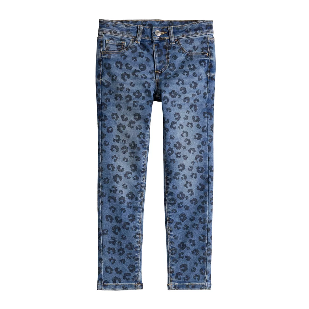 Girls 4-12 Jumping Beans® Animal Print Jeggings