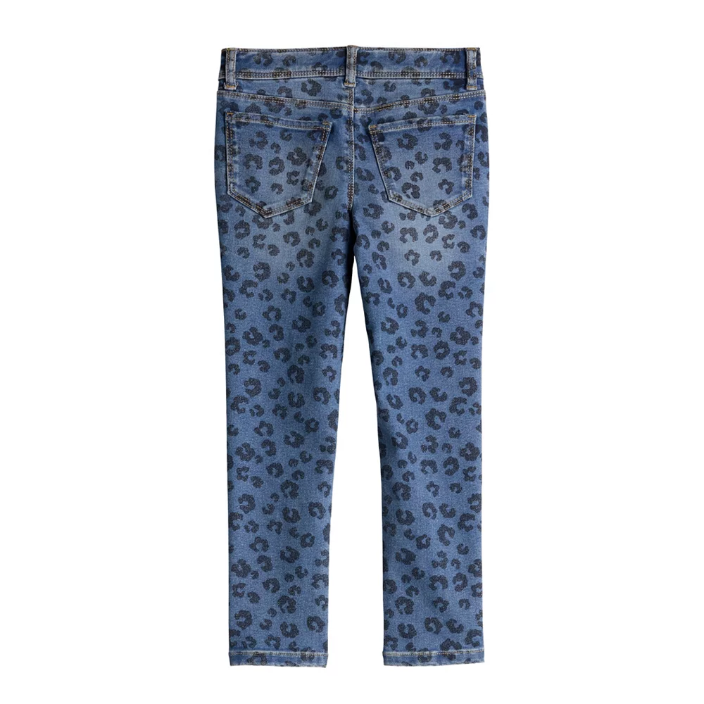 Girls 4-12 Jumping Beans® Animal Print Jeggings - Image 2