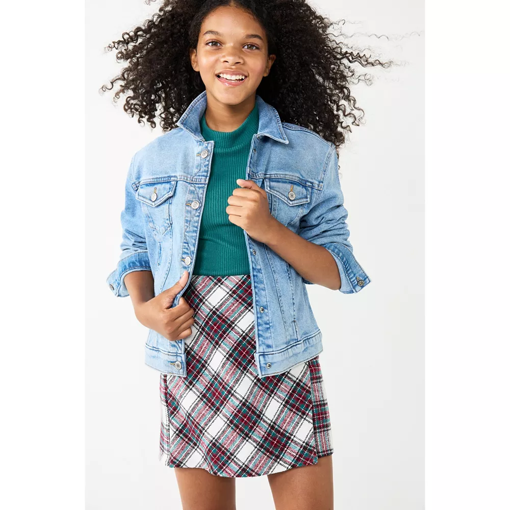 Girls 6-20 SO® 90's Loose Denim Jacket in Regular & Plus Size - Image 3
