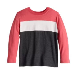 Toddler Boy Jumping Beans® Colorblock Long Sleeve Tee