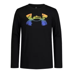 Boys 4-7 Under Armour River Logo Long Sleeve Graphic Tee