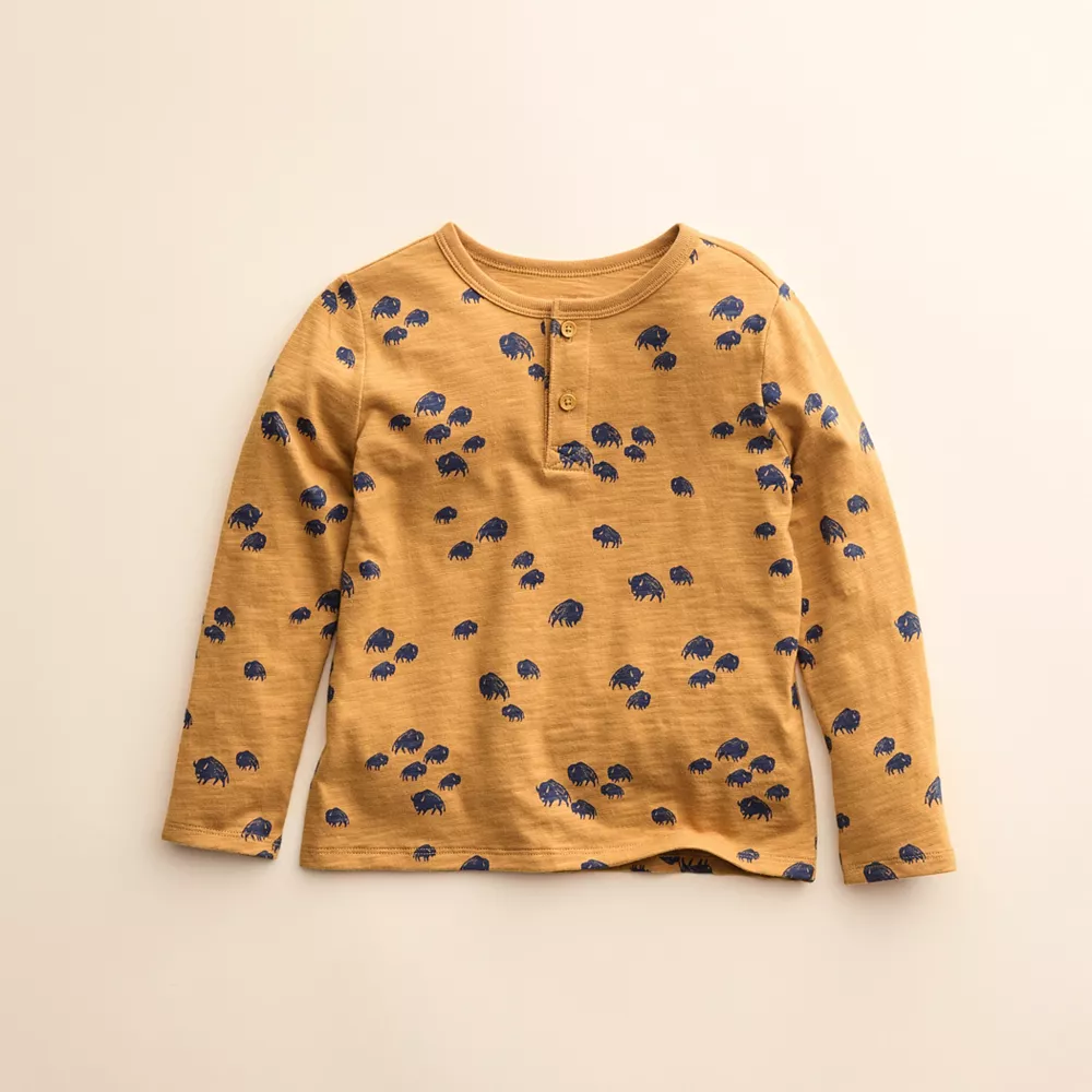 Baby & Toddler Little Co. by Lauren Conrad Organic Long-Sleeve Henley Tee