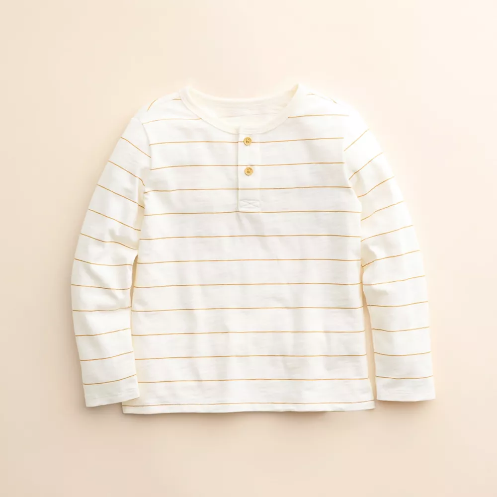 Baby & Toddler Little Co. by Lauren Conrad Organic Long-Sleeve Henley Tee - Image 2