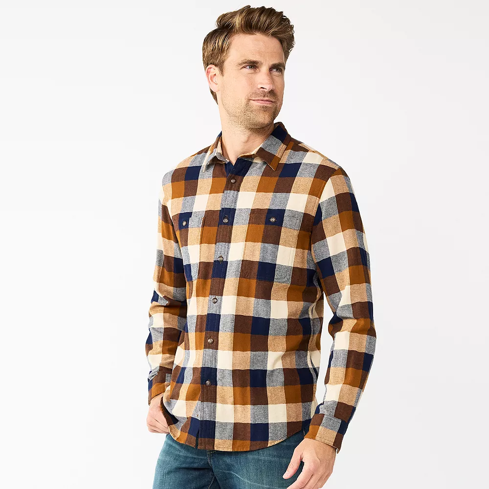 Men's Sonoma Goods For LifeĀ® Flannel Button-Down Shirt - Image 4