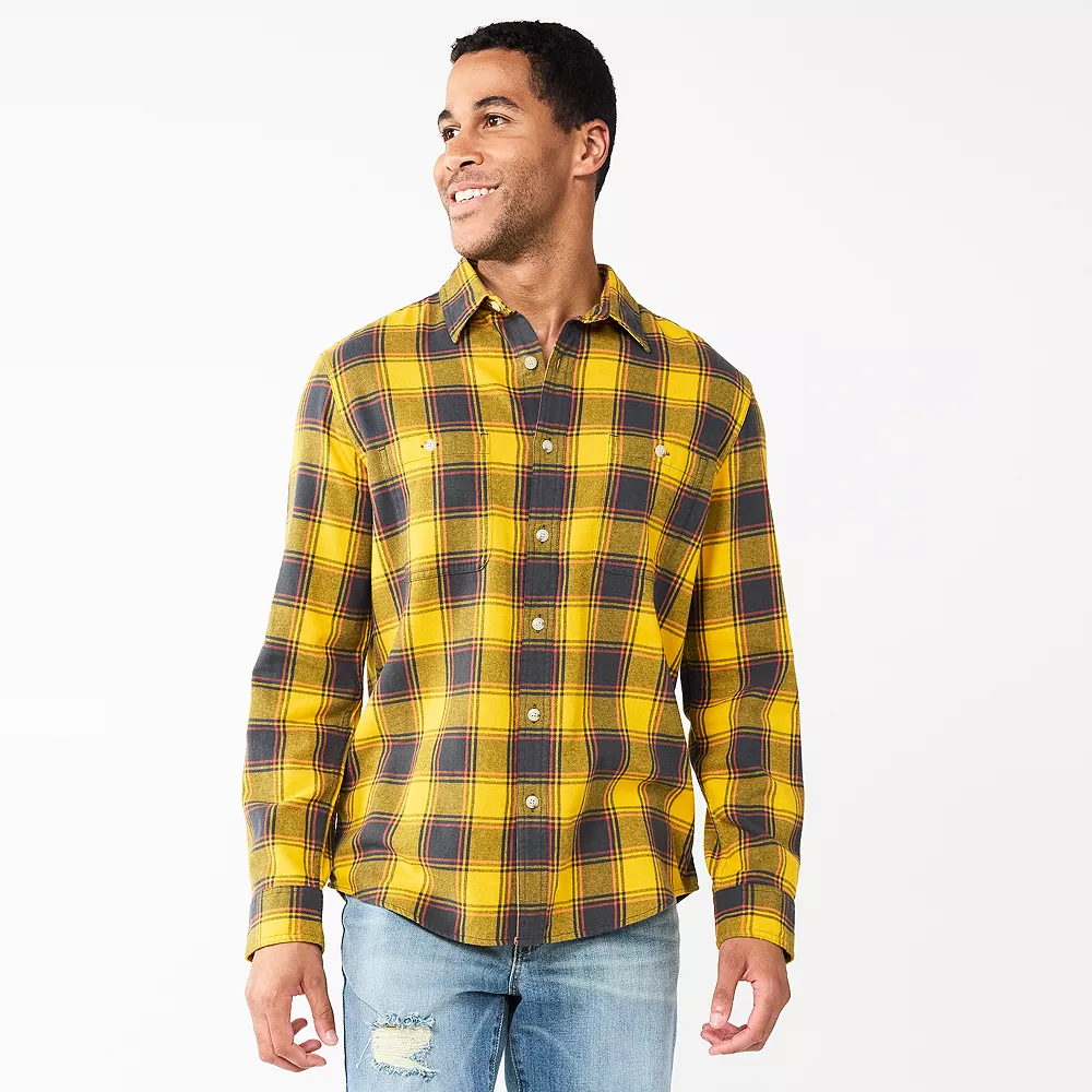 Men's Sonoma Goods For LifeĀ® Flannel Button-Down Shirt - Image 6