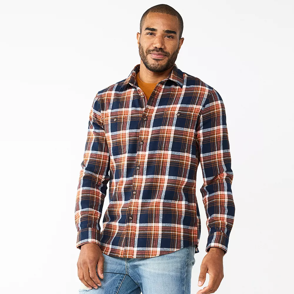 Men's Sonoma Goods For LifeĀ® Flannel Button-Down Shirt - Image 3