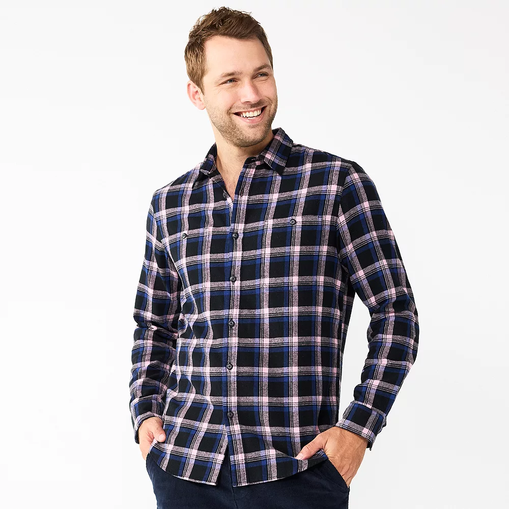 Men's Sonoma Goods For LifeĀ® Flannel Button-Down Shirt - Image 2