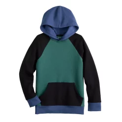 Kids 8-20 Sonoma Goods For Life® Supersoft Colorblock Hoodie in Regular & Husky