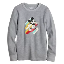 Boys 4-12 Disney Mickey Mouse Adaptive Long Sleeve Thermal Graphic Tee by Jumping BeansĀ®