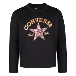 Girls 7-16 Converse Chuck Taylor Graphic Tee and Scrunchie Set