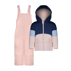 Baby Girl Carters Colorblock 2-Piece Snowsuit