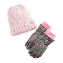 Girls ZeroXposur Cher Beanie & Gloves Set
