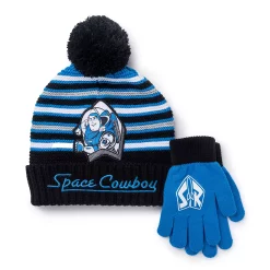 Boys 8-20 Disney / Pixar Lightyear "Space Cowboy" Pompom Hat & Gloves Set