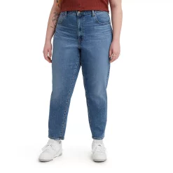 Plus Size Levi's® High-Rise Straight Leg Mom Jeans