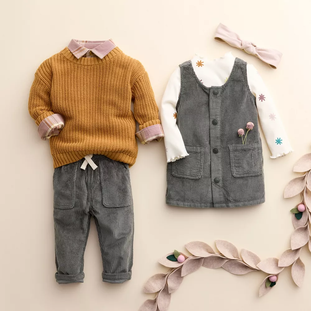 Baby & Toddler Little Co. by Lauren Conrad Lettuce-Edge Mockneck Top - Image 3