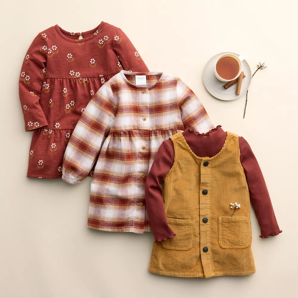 Baby & Toddler Little Co. by Lauren Conrad Lettuce-Edge Mockneck Top - Image 4