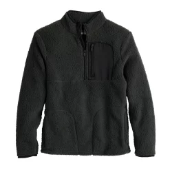 Boys 8-20 Sonoma Goods For Life Sherpa Half-Zip Jacket