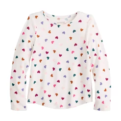 Girls 4-12 Jumping Beans® Long-Sleeve Cozy Tee