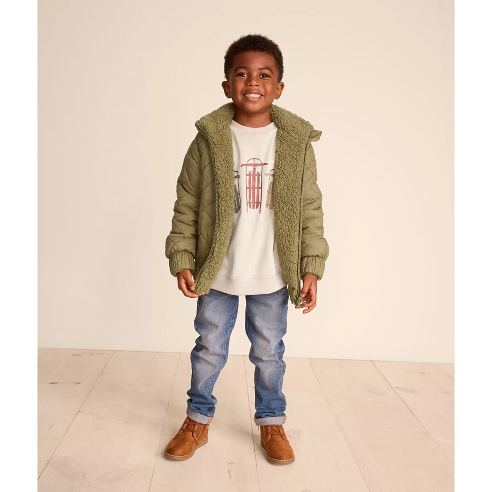 Baby & Toddler Little Co. by Lauren Conrad Reversible Sherpa Jacket - Image 5