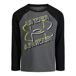 Boys 4-7 Under Armour Dimension Long Sleeve Raglan Graphic Tee