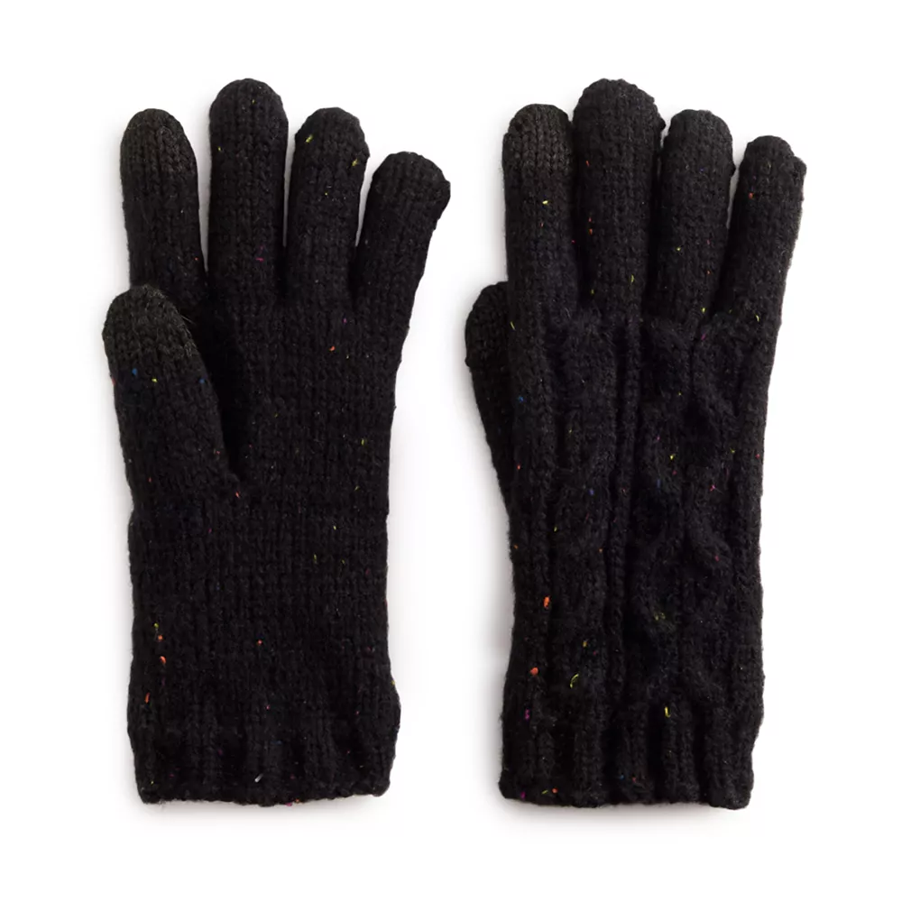 Women's Sonoma Goods For Life® Cable Knit Gloves
