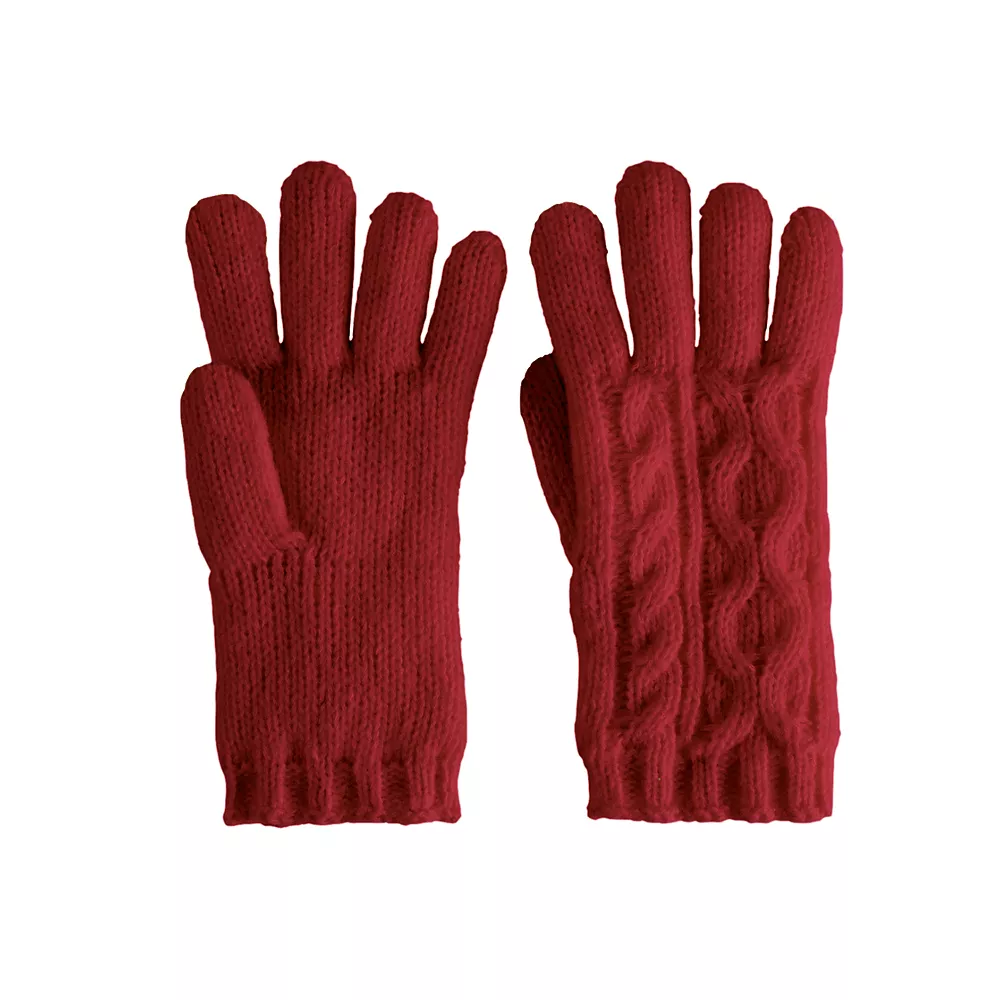 Women's Sonoma Goods For Life® Cable Knit Gloves - Image 6