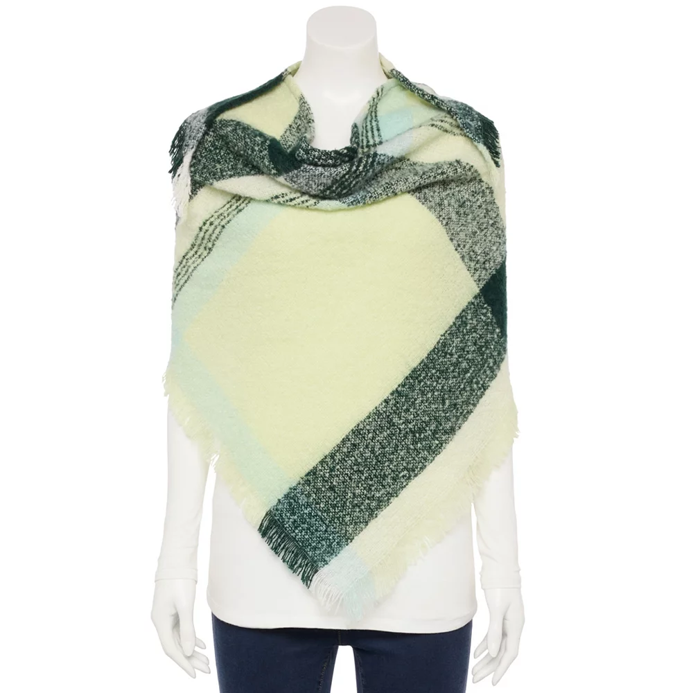 Women's Sonoma Goods For Life® Slub Yarn Boucle Triangle Scarf - Image 4