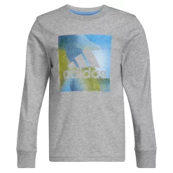 Boys 8-20 adidas Gradient Camo Badge of Sport Heather Tee