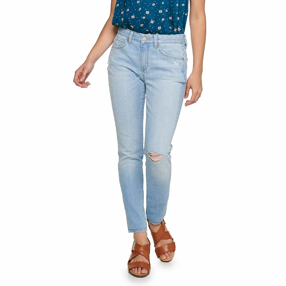 Women's Sonoma Goods For LifeĀ® Curvy High-Waisted Skinny Jeans - Image 6