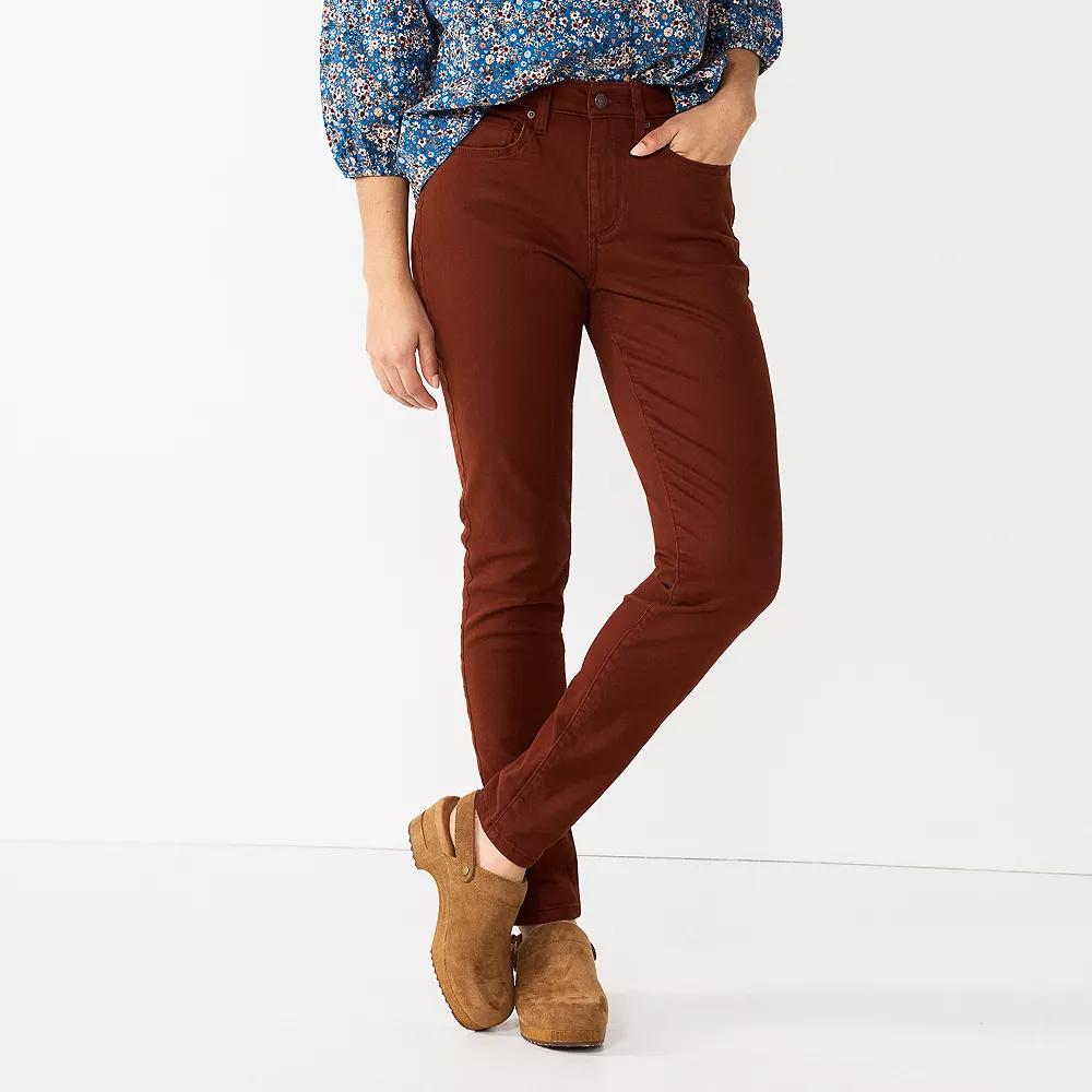 Women's Sonoma Goods For LifeĀ® Curvy High-Waisted Skinny Jeans - Image 7