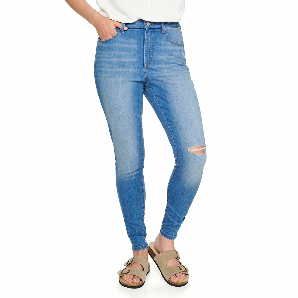 Women's Sonoma Goods For LifeĀ® Curvy High-Waisted Skinny Jeans - Image 2